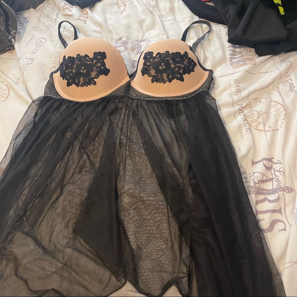 First 36 d and the other one Large lingerie